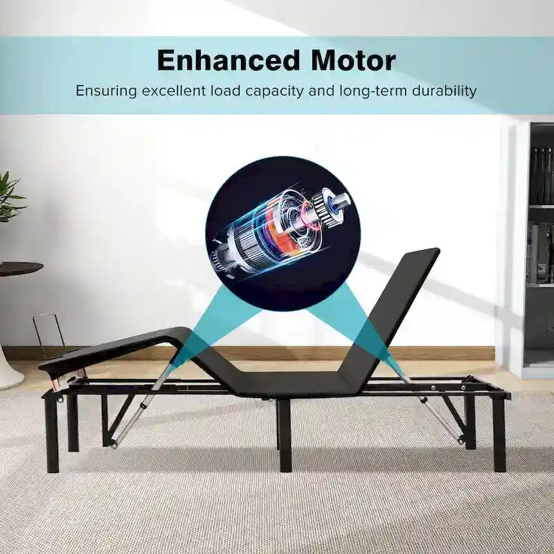 Sommier Réglable King Size avec Inclinaison Motorisée