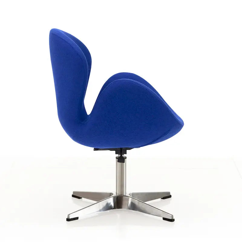 Chaise pivotante réglable contemporaine framboise