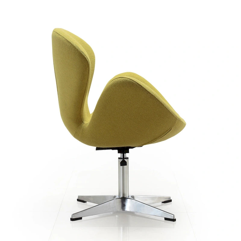Chaise pivotante réglable contemporaine framboise