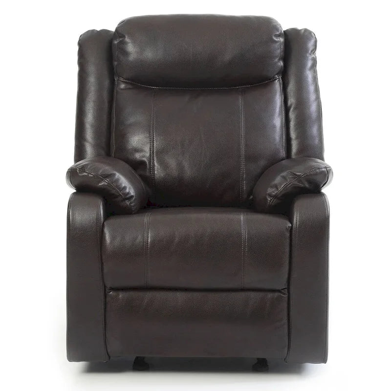 Fauteuil à bascule inclinable en similicuir