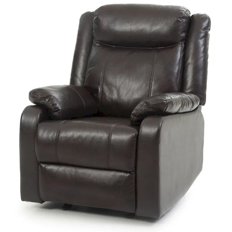 Fauteuil à bascule inclinable en similicuir