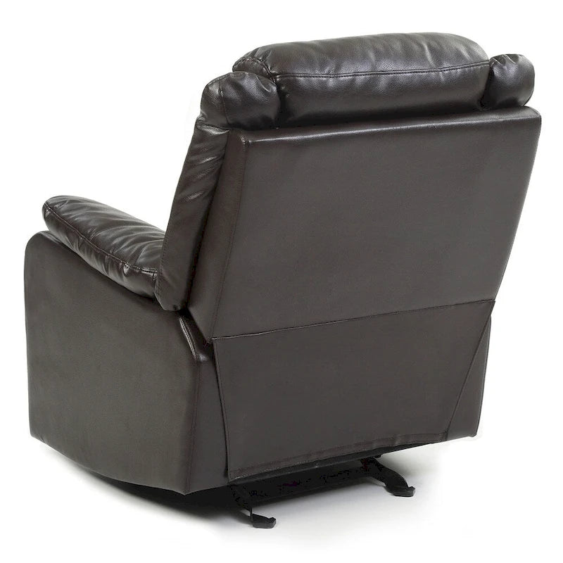 Fauteuil à bascule inclinable en similicuir