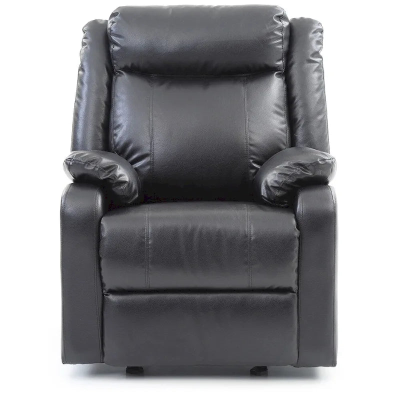 Fauteuil à bascule inclinable en similicuir