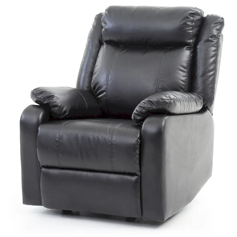 Fauteuil à bascule inclinable en similicuir