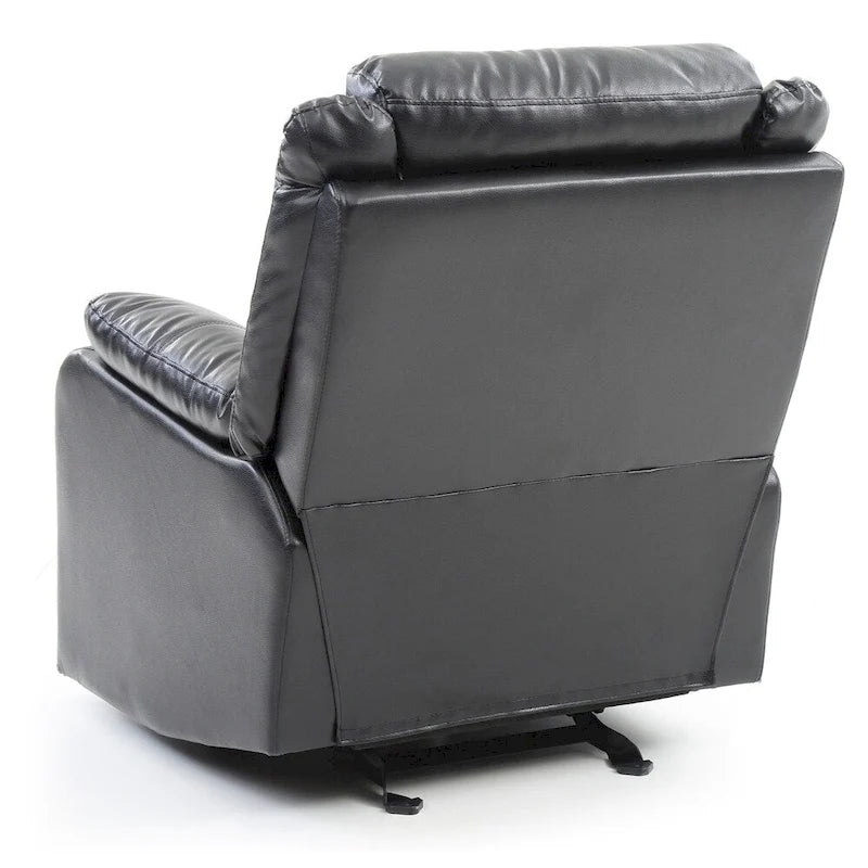 Fauteuil à bascule inclinable en similicuir