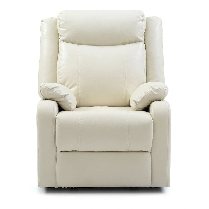 Fauteuil à bascule inclinable en similicuir