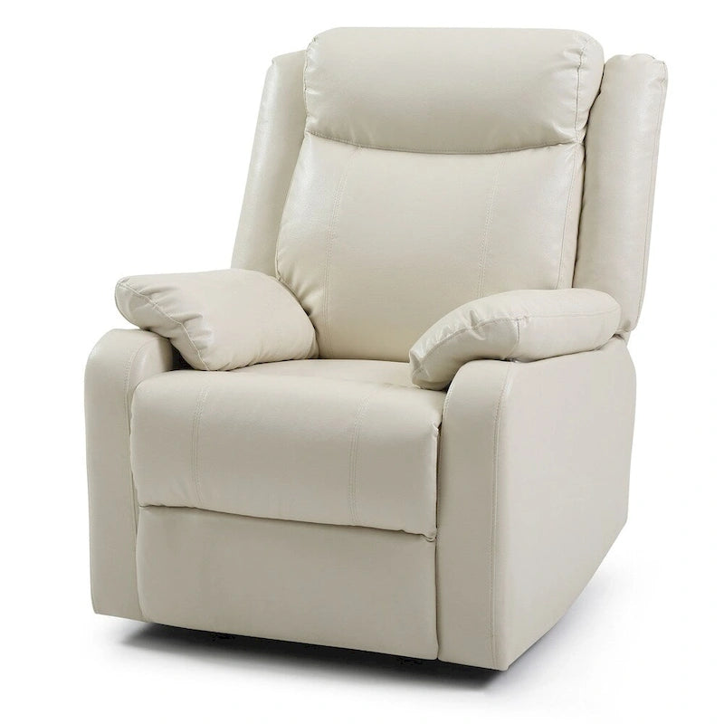 Fauteuil à bascule inclinable en similicuir
