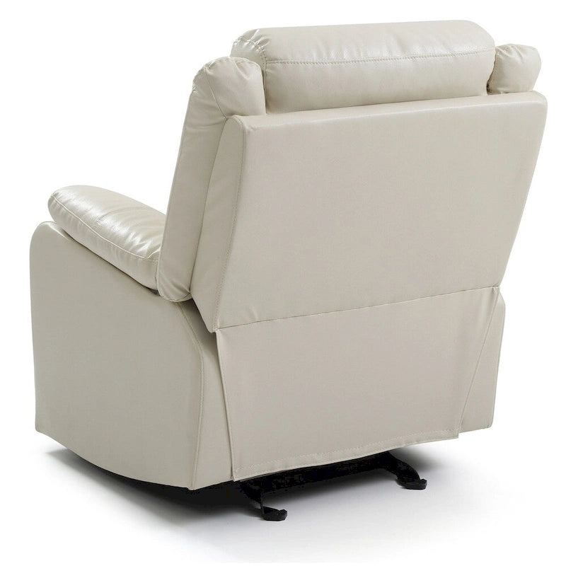 Fauteuil à bascule inclinable en similicuir