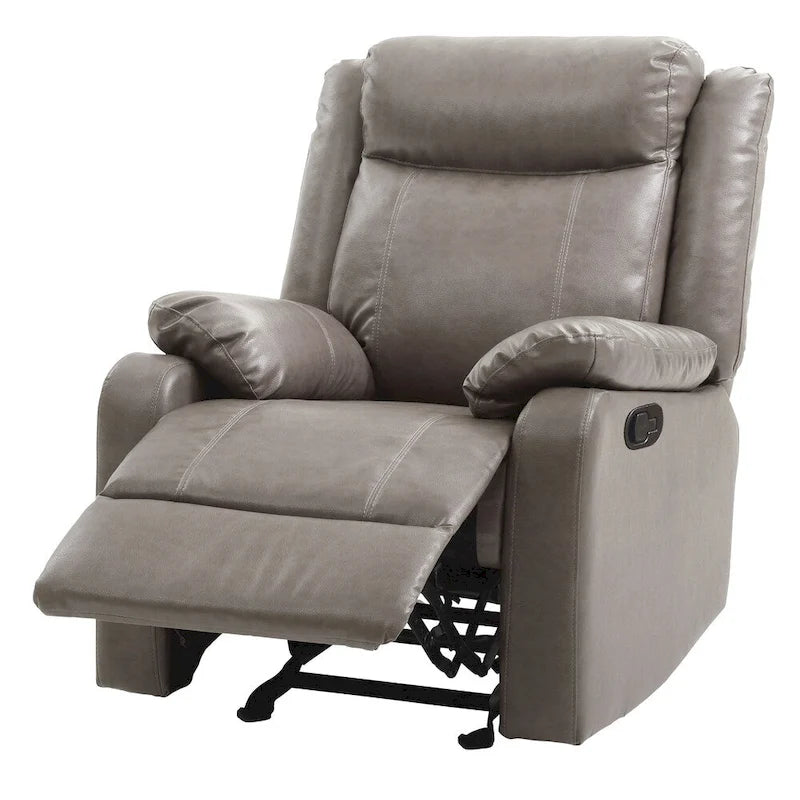 Fauteuil à bascule inclinable en similicuir