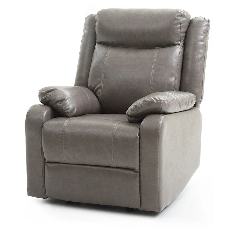 Fauteuil à bascule inclinable en similicuir