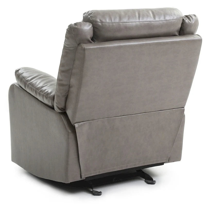 Fauteuil à bascule inclinable en similicuir