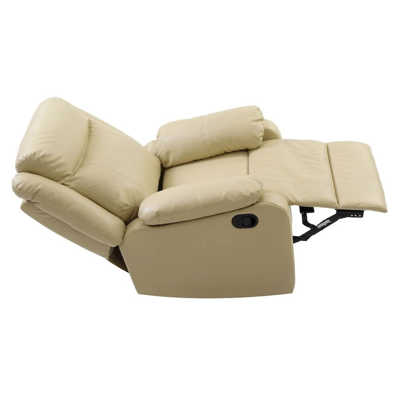 Fauteuil à bascule inclinable en similicuir