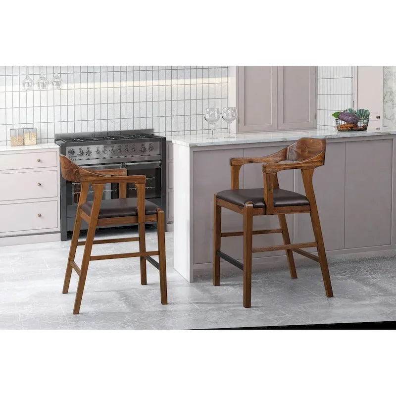 Tabouret de comptoir ou de bar en bois