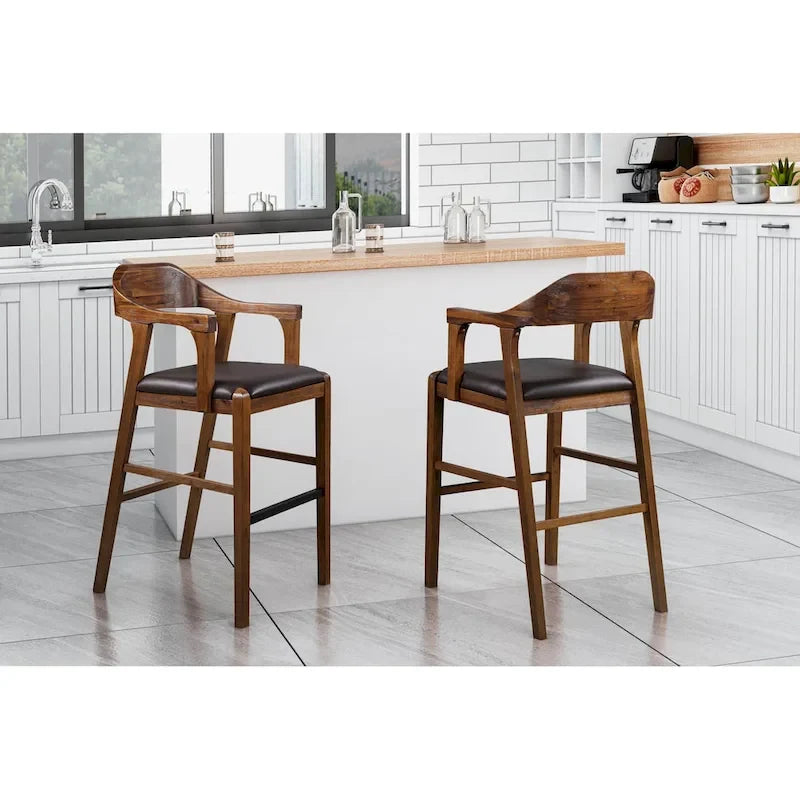 Tabouret de comptoir ou de bar en bois