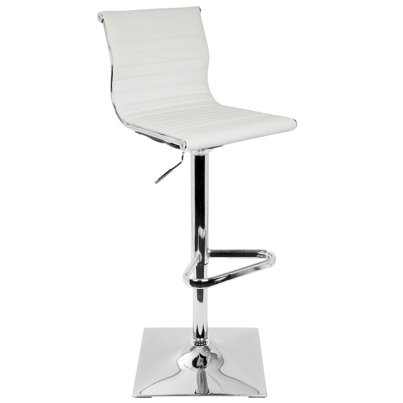 Tabouret de bar réglable contemporain en similicuir - S/O