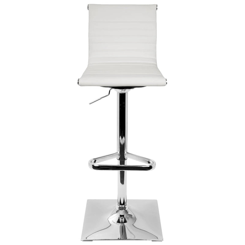 Tabouret de bar réglable contemporain en similicuir - S/O