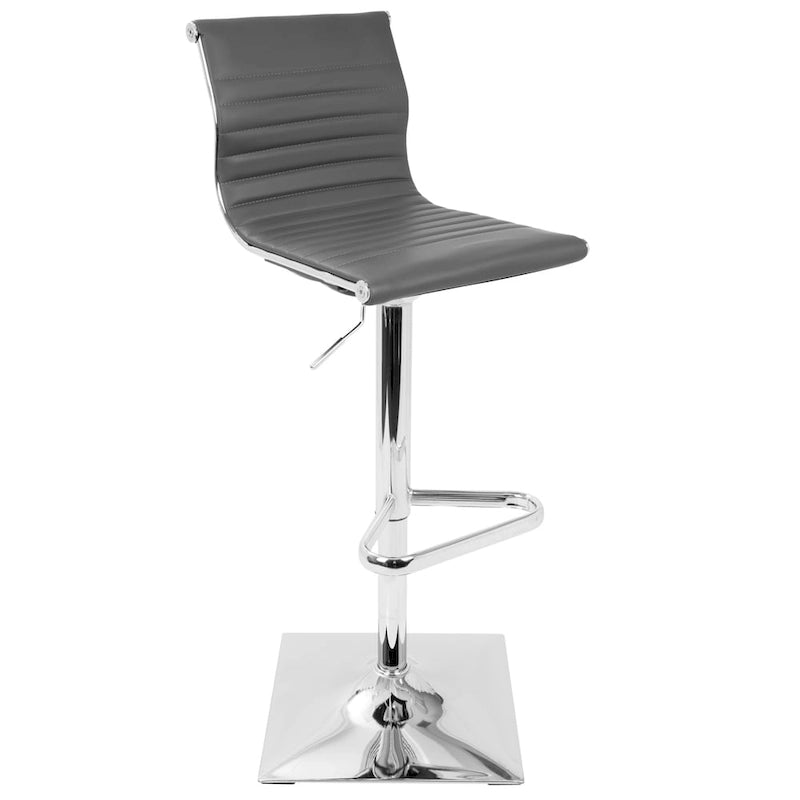 Tabouret de bar réglable contemporain en similicuir - S/O