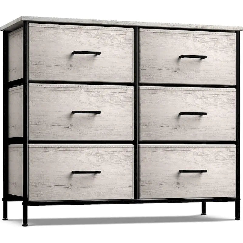 Commodes de chambre avec 6 tiroirs, commode de chambre