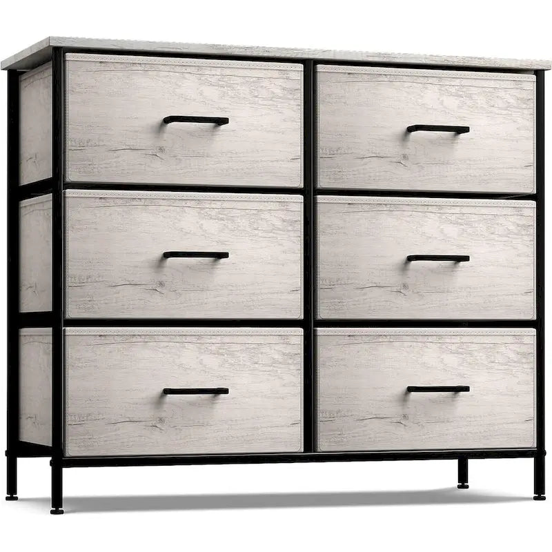 Commodes de chambre avec 6 tiroirs, commode de chambre