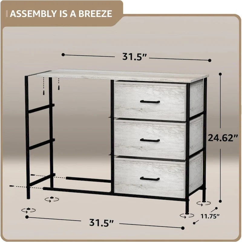 Commodes de chambre avec 6 tiroirs, commode de chambre