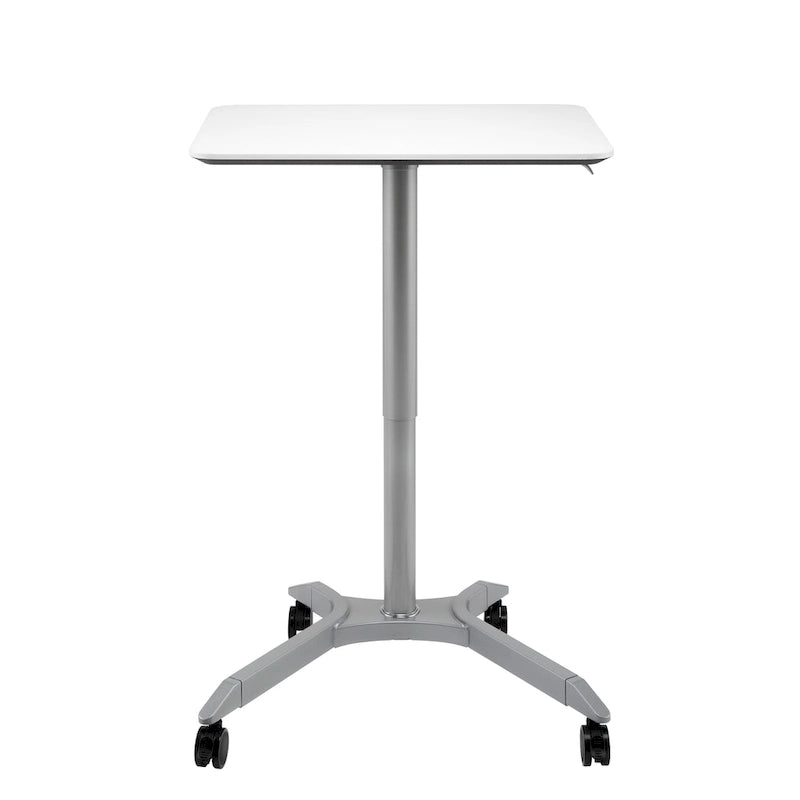 28 Chariot de bureau mobile à hauteur réglable pneumatique pour ordinateur portable