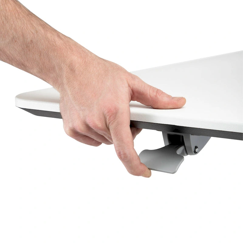 28 Chariot de bureau mobile à hauteur réglable pneumatique pour ordinateur portable