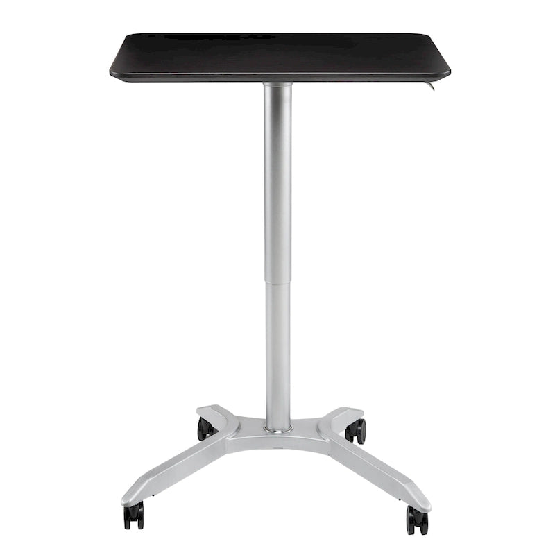 28 Chariot de bureau mobile à hauteur réglable pneumatique pour ordinateur portable