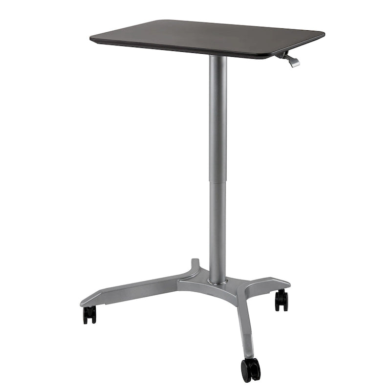 28 Chariot de bureau mobile à hauteur réglable pneumatique pour ordinateur portable