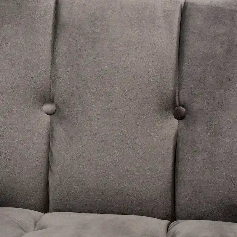 Fauteuil en velours glamour avec cadre doré