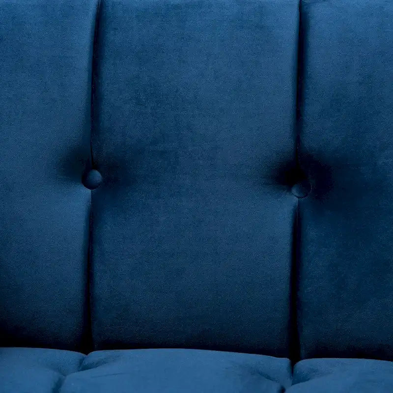 Fauteuil en velours glamour avec cadre doré