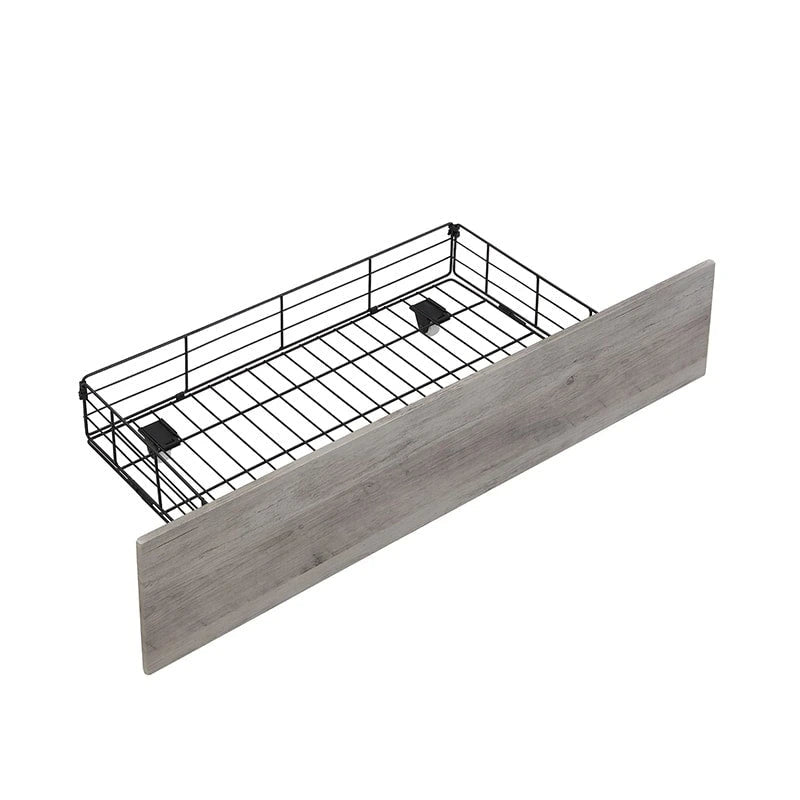 Lit plateforme Queen Size avec tête de lit et 4 tiroirs de rangement