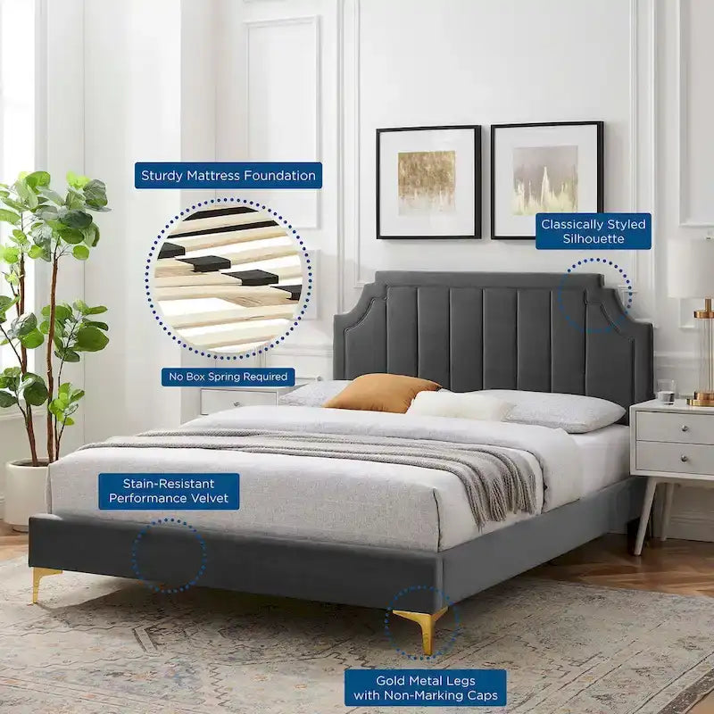 Lit plateforme simple