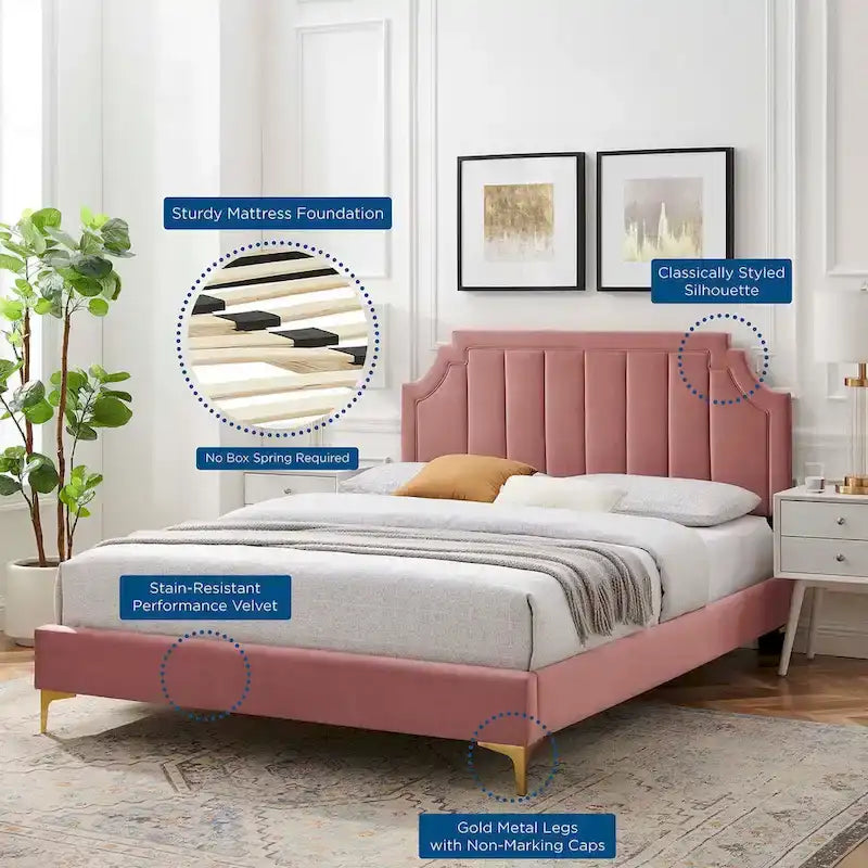 Lit plateforme simple