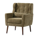 Fauteuil d'appoint moderne rembourré en mousse, fauteuil de salon confortable pour la lecture