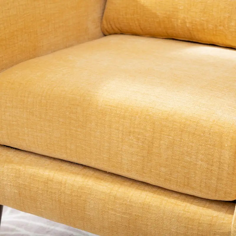 Fauteuil d'appoint moderne rembourré en mousse, fauteuil de salon confortable pour la lecture