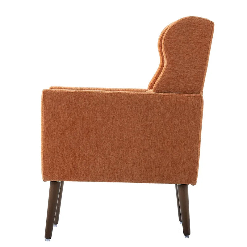 Fauteuil d'appoint moderne rembourré en mousse, fauteuil de salon confortable pour la lecture