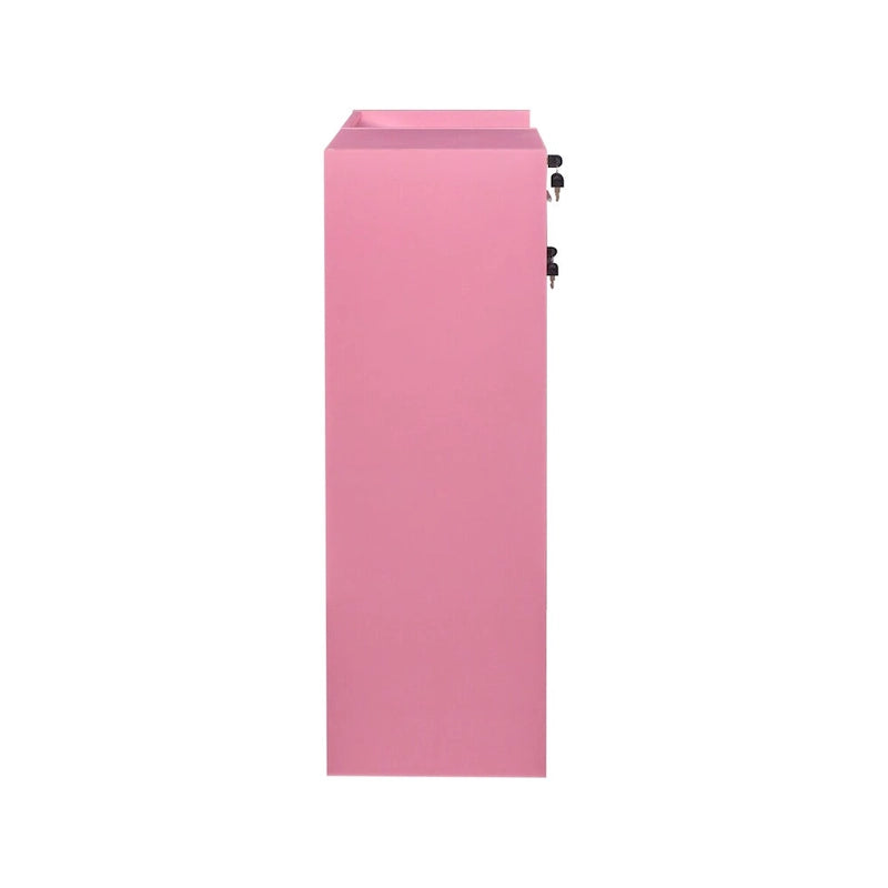 Meuble de rangement pour salon de beauté avec serrure, support pour sèche-cheveux, tiroir pour matériel de coiffure