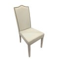 Chaise Parson - Bois flotté naturel - Revêtement en lin