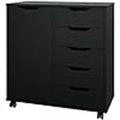 Commode 5 tiroirs avec 1 porte - 14.2P x 28.7L x 29.53H