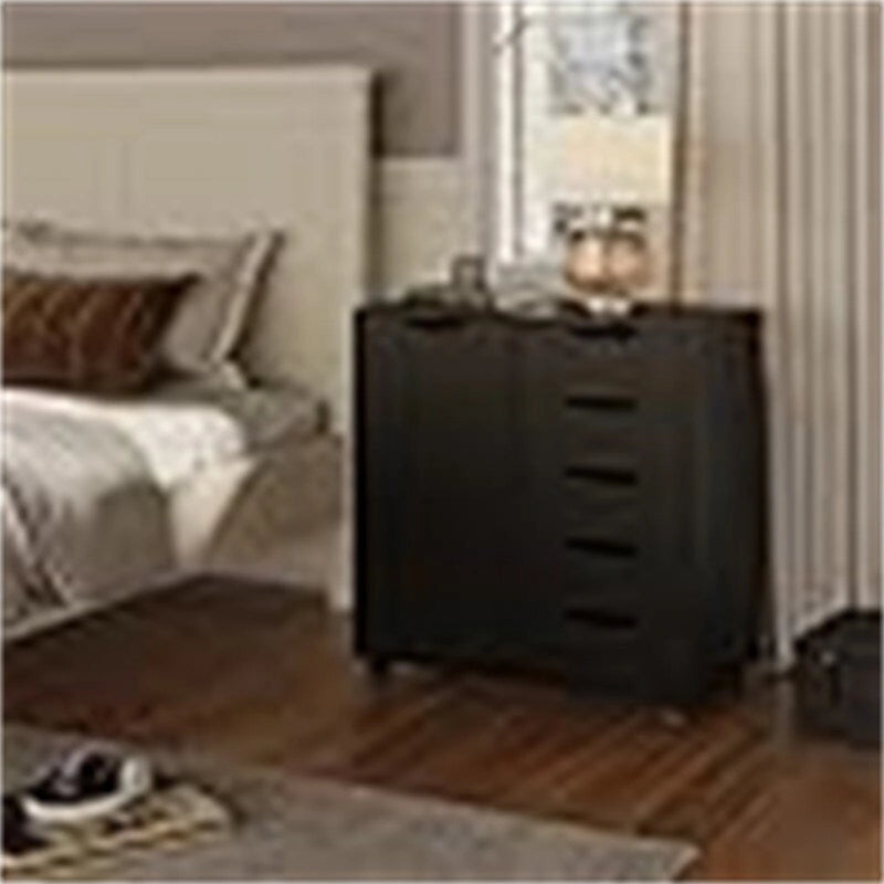 Commode 5 tiroirs avec 1 porte - 14.2P x 28.7L x 29.53H