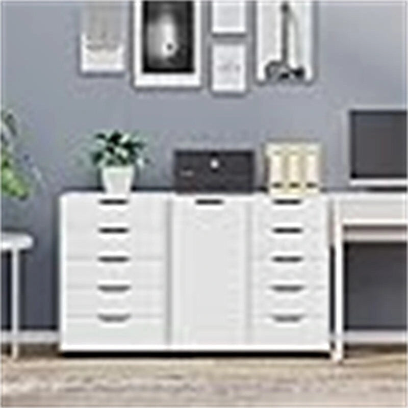 Commode 5 tiroirs avec 1 porte - 14.2P x 28.7L x 29.53H