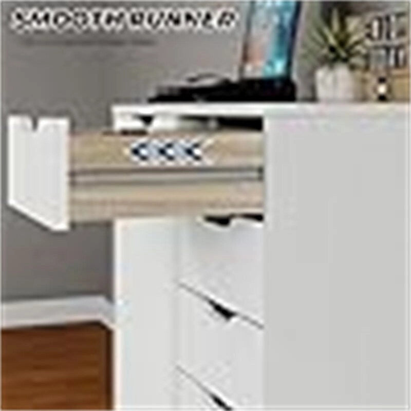 Commode 5 tiroirs avec 1 porte - 14.2P x 28.7L x 29.53H