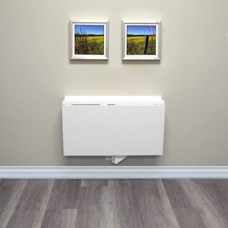 Bureau mural blanc de 76 cm