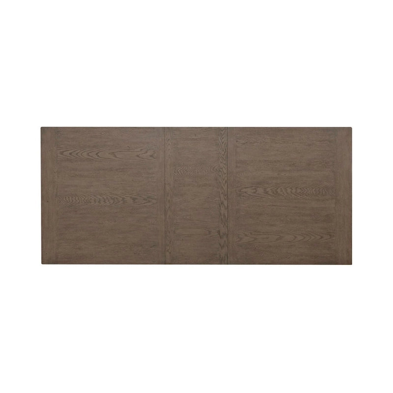 Table rectangulaire à pieds taupe poudré