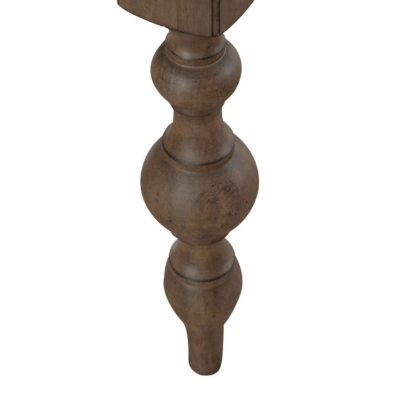 Table rectangulaire à pieds taupe poudré